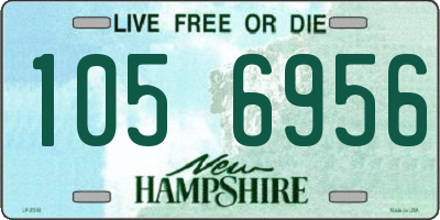 NH license plate 1056956