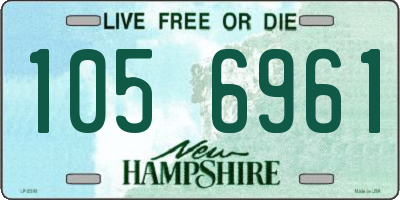 NH license plate 1056961