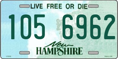 NH license plate 1056962