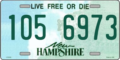 NH license plate 1056973