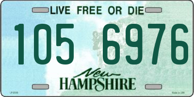 NH license plate 1056976