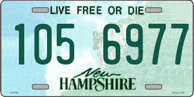 NH license plate 1056977