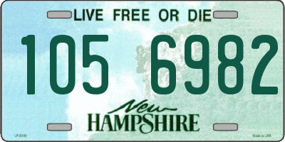 NH license plate 1056982