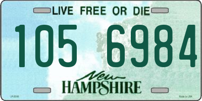 NH license plate 1056984