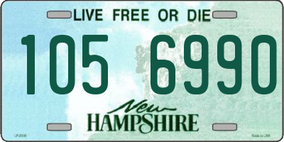 NH license plate 1056990