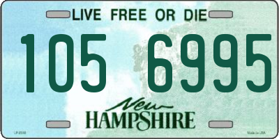 NH license plate 1056995