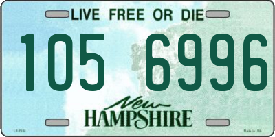 NH license plate 1056996