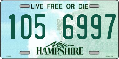 NH license plate 1056997