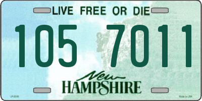 NH license plate 1057011