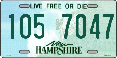 NH license plate 1057047