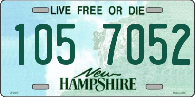NH license plate 1057052