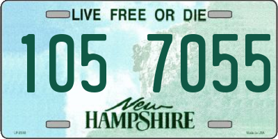 NH license plate 1057055