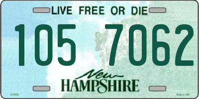 NH license plate 1057062