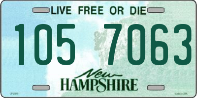 NH license plate 1057063