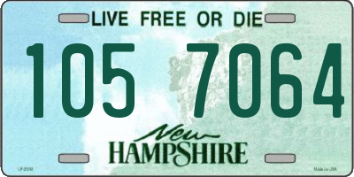 NH license plate 1057064