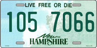 NH license plate 1057066