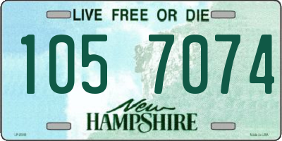 NH license plate 1057074