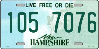 NH license plate 1057076