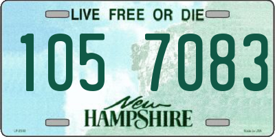 NH license plate 1057083