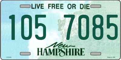 NH license plate 1057085