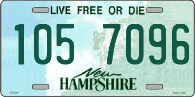 NH license plate 1057096