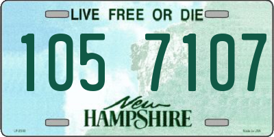 NH license plate 1057107