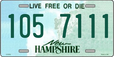NH license plate 1057111
