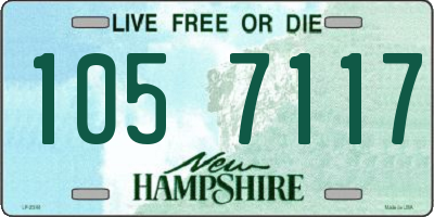 NH license plate 1057117