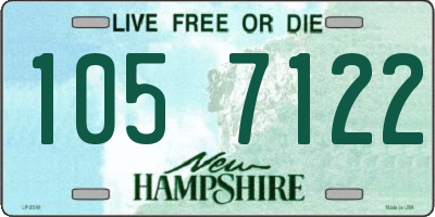 NH license plate 1057122