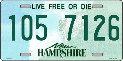 NH license plate 1057126