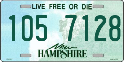 NH license plate 1057128