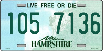 NH license plate 1057136