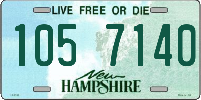 NH license plate 1057140