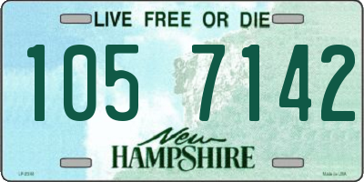 NH license plate 1057142