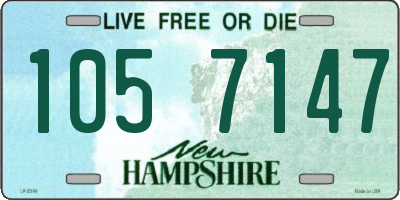 NH license plate 1057147