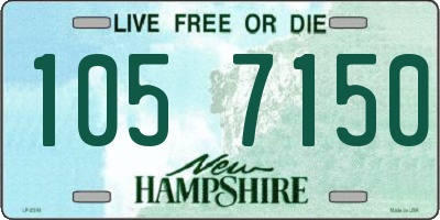 NH license plate 1057150