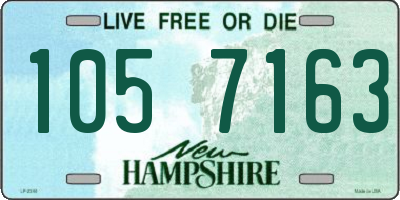NH license plate 1057163