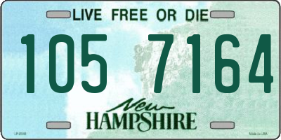 NH license plate 1057164