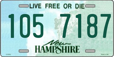 NH license plate 1057187