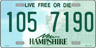 NH license plate 1057190
