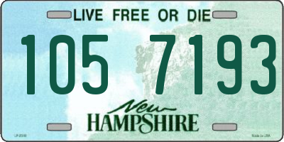 NH license plate 1057193