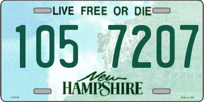 NH license plate 1057207