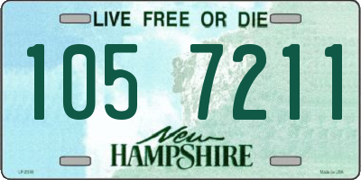 NH license plate 1057211