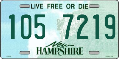 NH license plate 1057219
