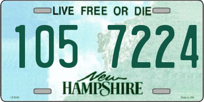 NH license plate 1057224