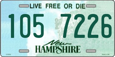 NH license plate 1057226