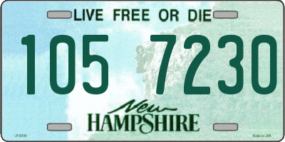 NH license plate 1057230
