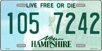 NH license plate 1057242