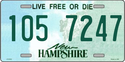 NH license plate 1057247