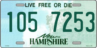 NH license plate 1057253